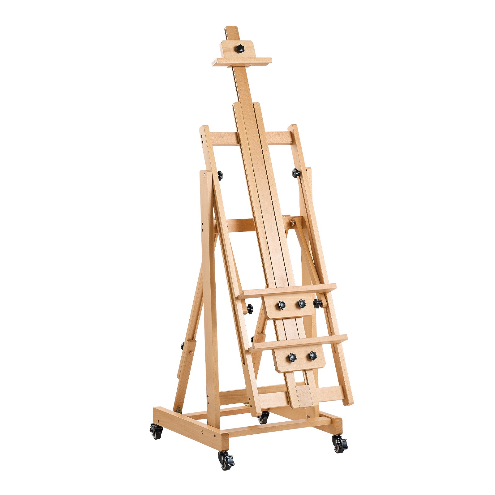 Uimoso Studio H-Frame Easel for Art Projects, Holds 1-2 Canvases up to 78.74