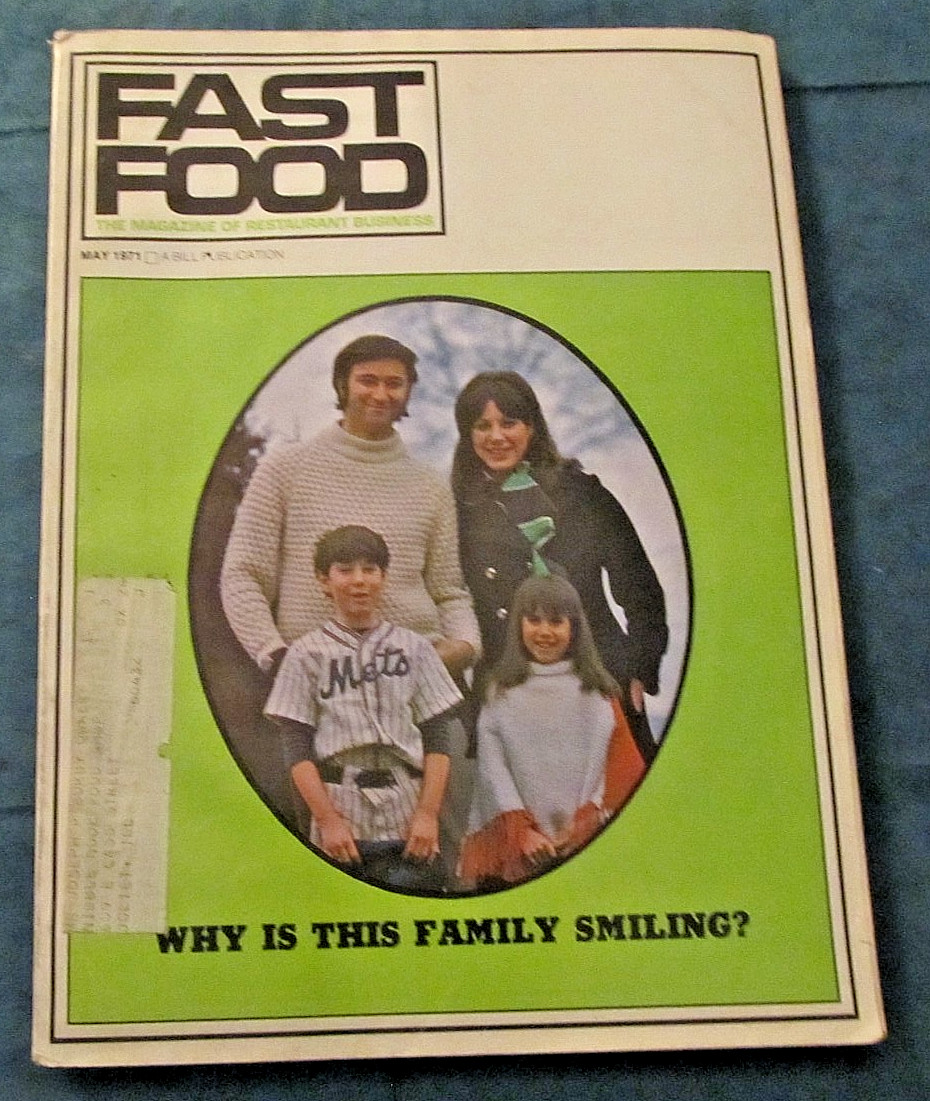 Vintage May 1971 Fast Food magazine