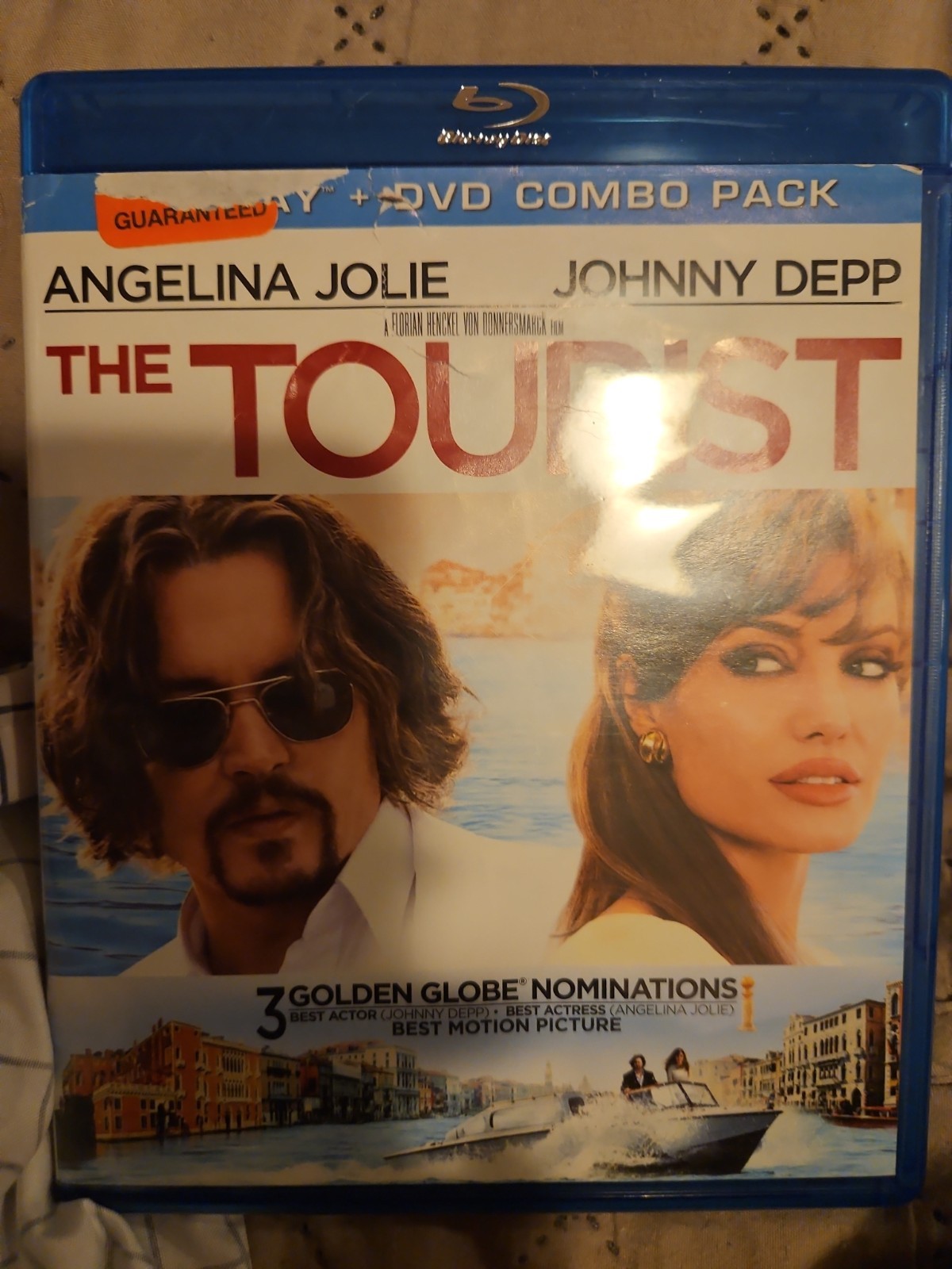 The Tourist (Blu-ray, 2010) Blu-ray Only NO DVD The Tourist (Blu-ray, 2010) Blu-ray Only NO DVD