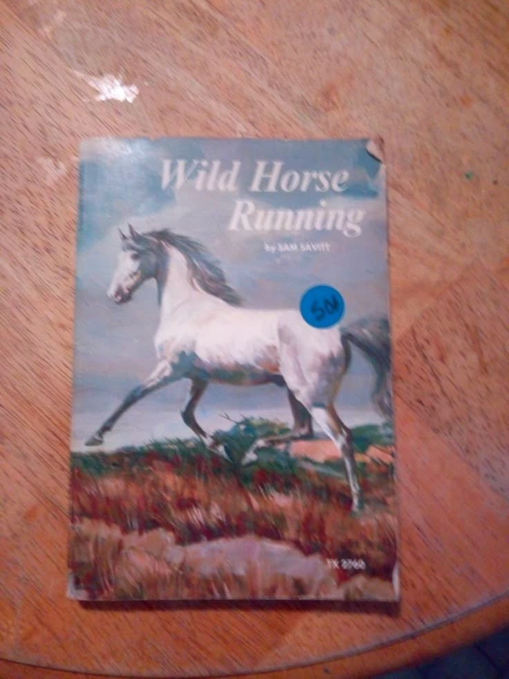 Wild Horse Racing by Sam Savitt (Vintage Book-Paperback)