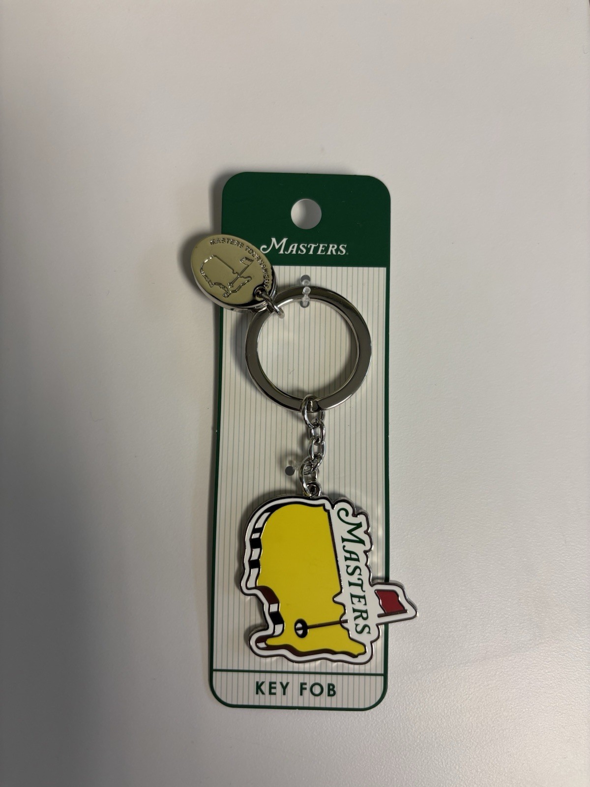 Masters Golf Keychain – Yellow Augusta Map Logo – 2026 Tournament Souvenir – New Masters Golf Keychain – Yellow Augusta Map Logo – 2026 Tournament Souvenir – New