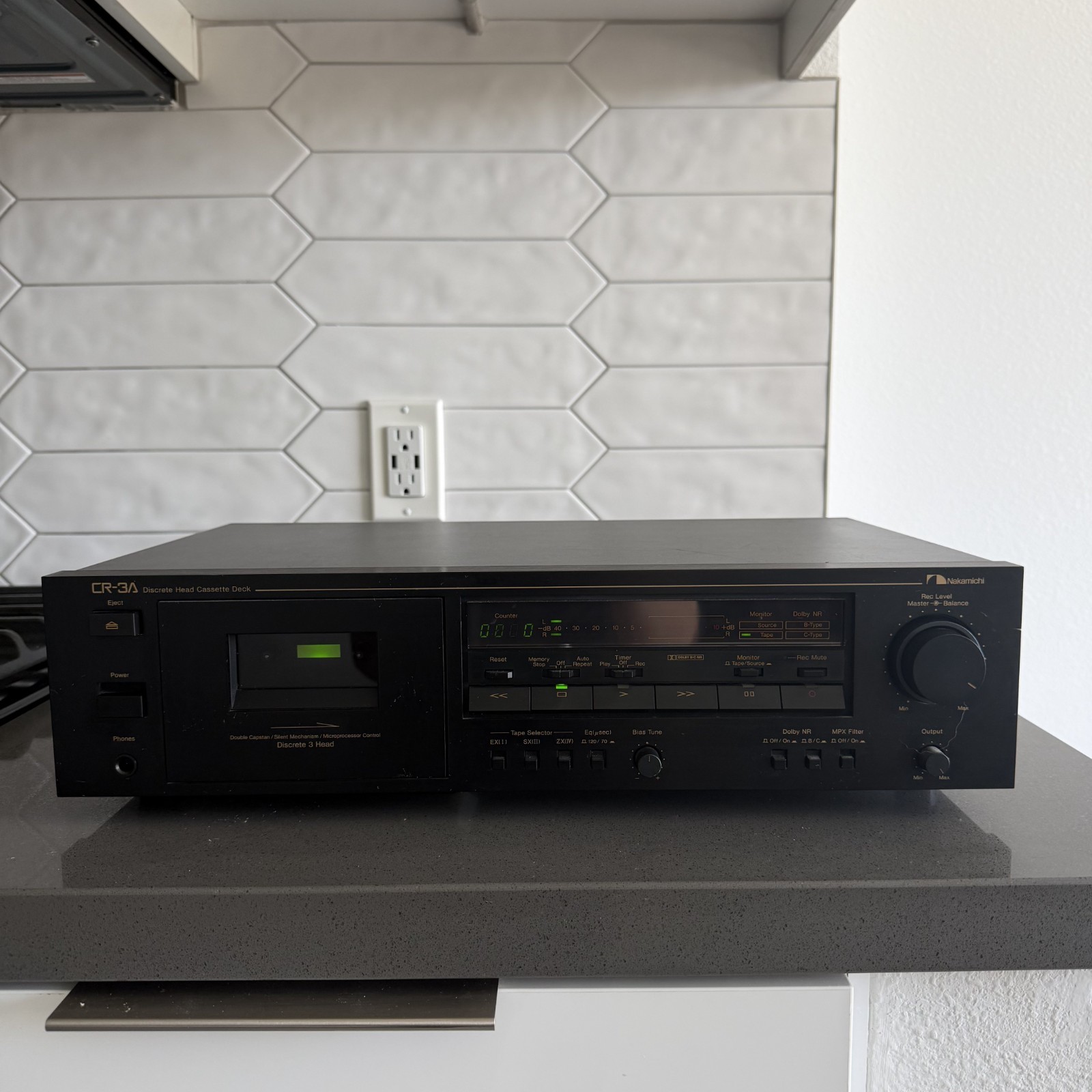 Nakamichi CR-3A Discrete Head Cassette Deck 