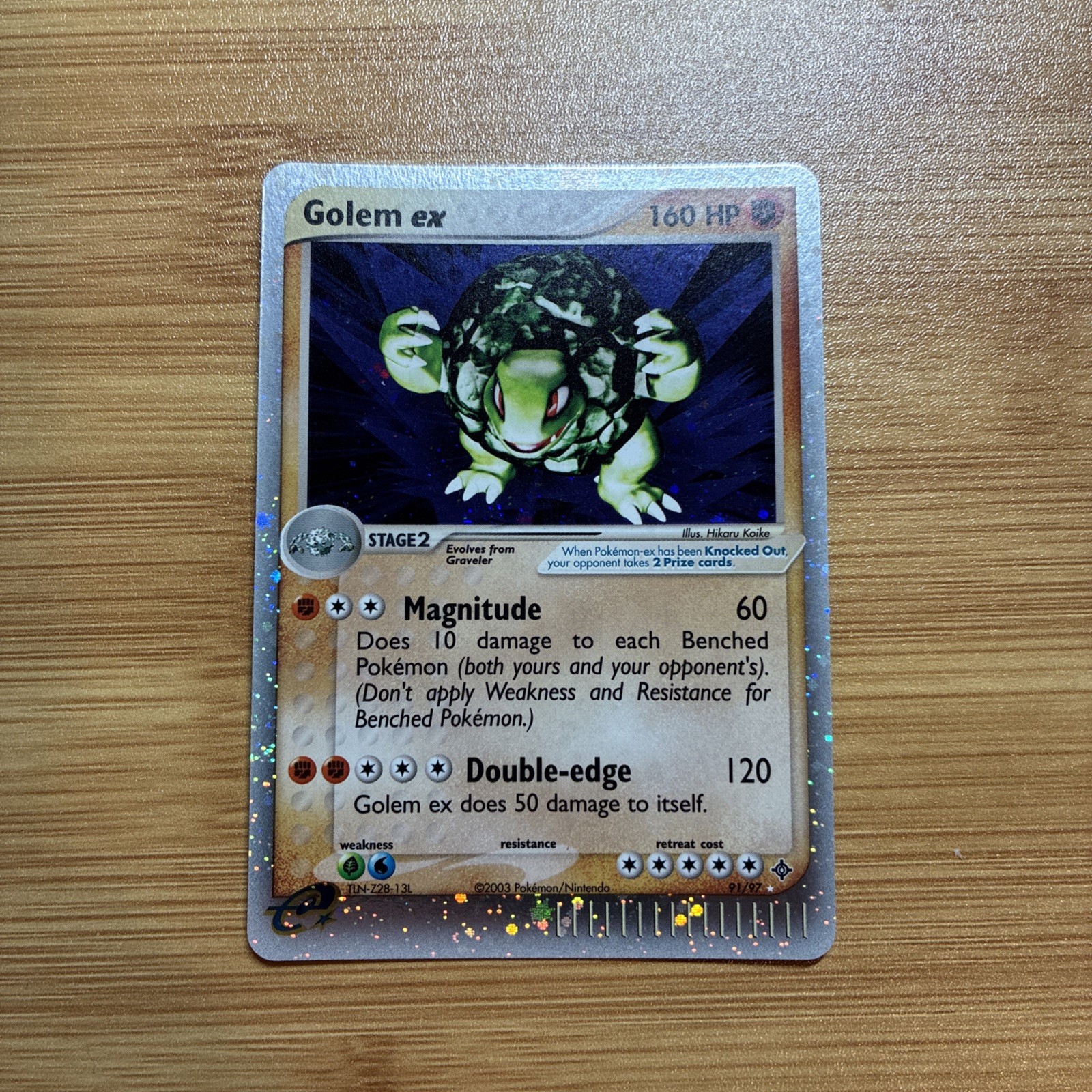 Pokemon TCG EX Dragon #91/97 Golem EX Pokemon TCG EX Dragon #91/97 Golem EX