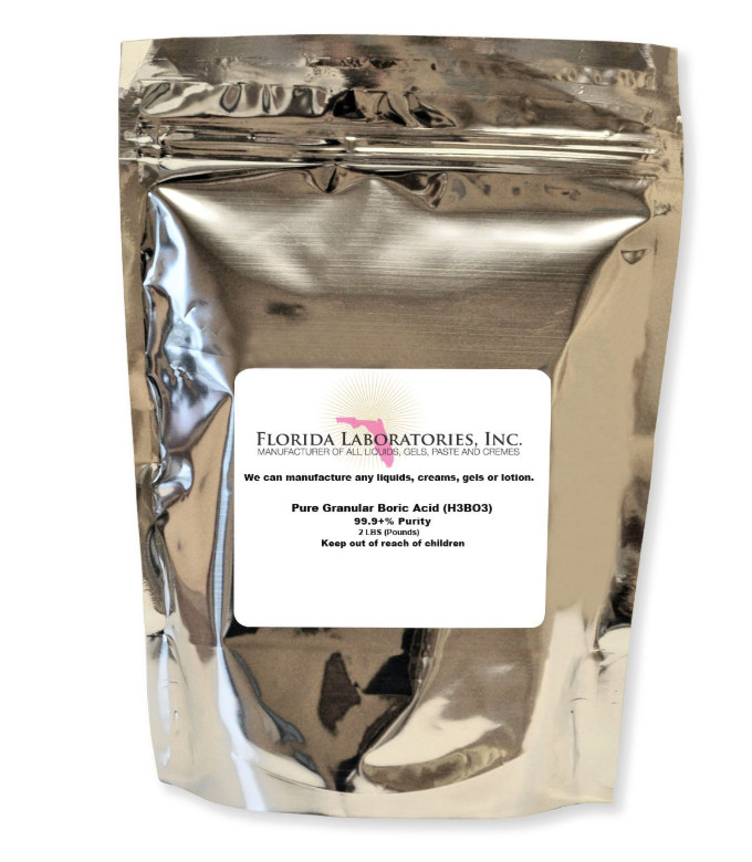 Boric Acid Pure Fine Granular Powder 2 Lb.Create Your own Solution. 100 Househol Boric Acid Pure Fine Granular Powder 2 Lb.Create Your own Solution. 100 Househol