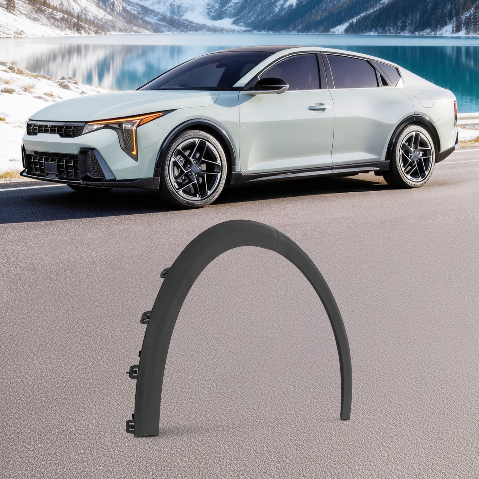 Left For 2025 Kia K4 Wheel Arch Molding Fender Molding Trim Driver Side LH