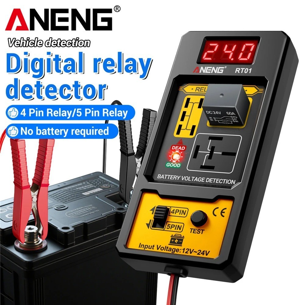 12V Automotive Relay Tester – Universal Electronic Relay Diagnostic Tool