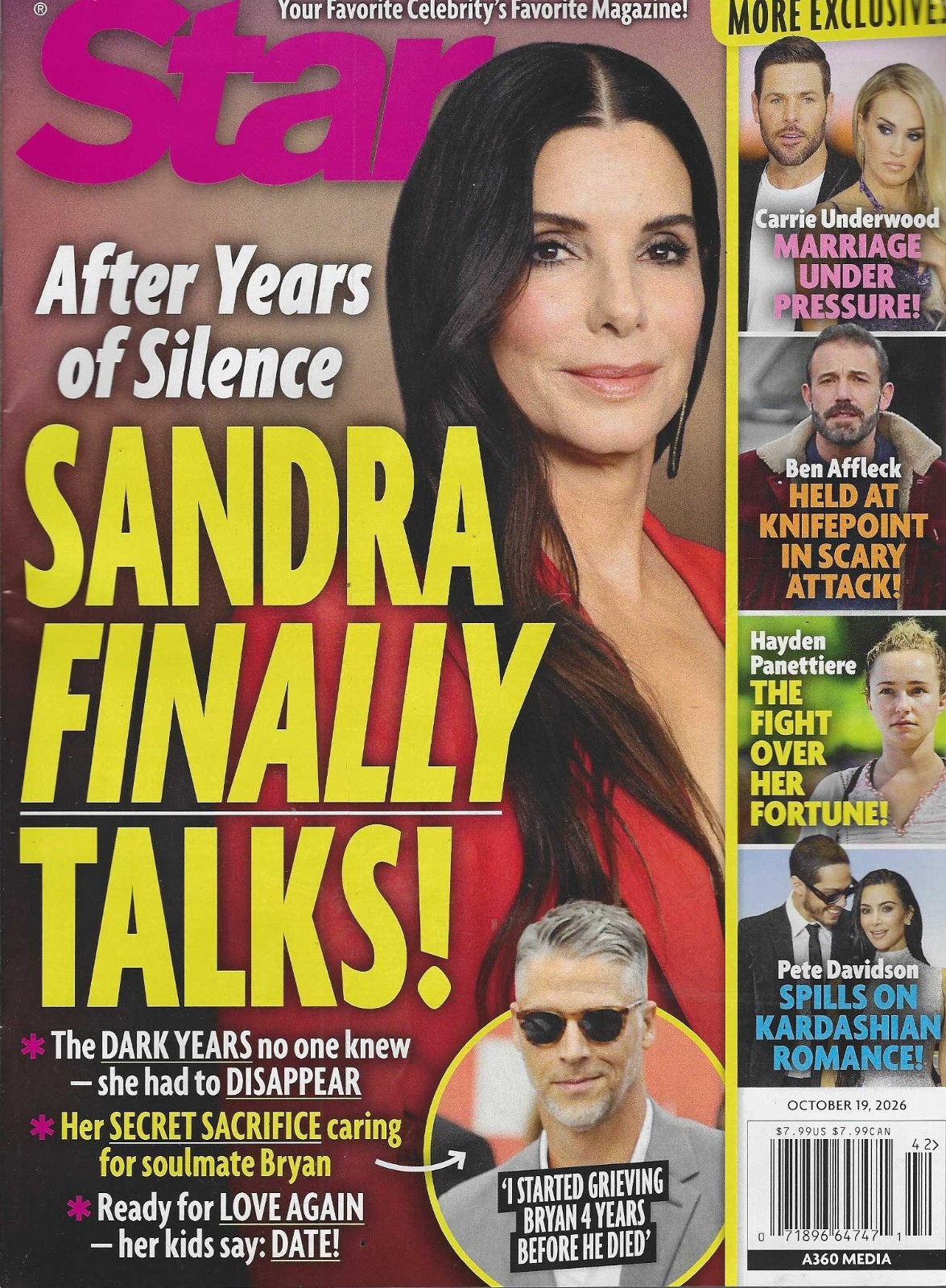 Star Weekly Magazine October 19th 2026: Sandra finally Talks Star Weekly Magazine October 19th 2026: Sandra finally Talks