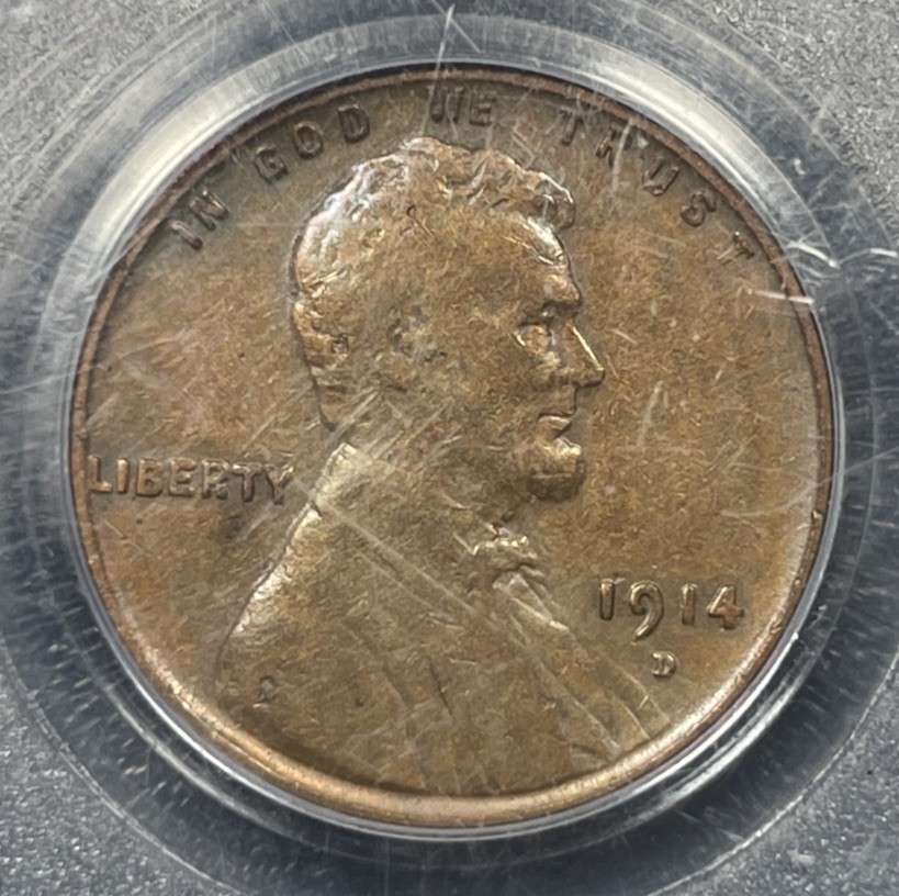 1914 D Lincoln Wheat Cent 1c Choice VF Details Very Fine Key Date 1914 D Lincoln Wheat Cent 1c Choice VF Details Very Fine Key Date