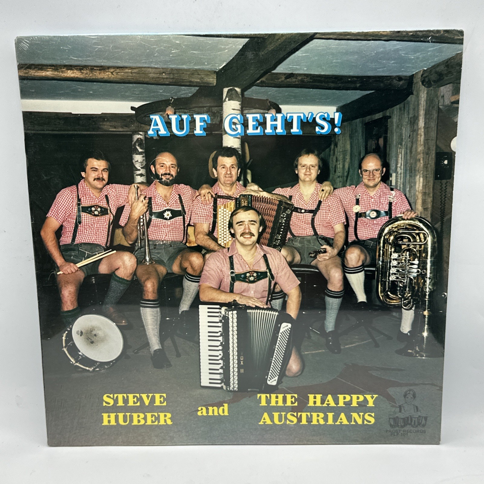 Steve Huber & The Happy Austrians - Auf Geht’s SEALED / NEW Polka LP - RARE