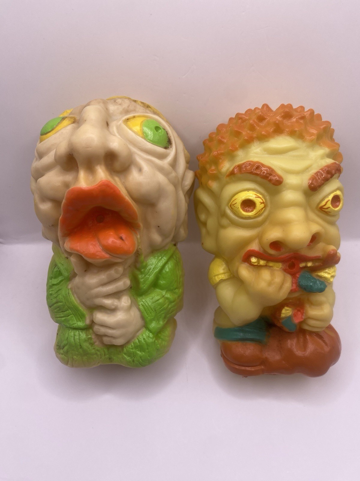 Vintage 1986 Victor Vomit Garbagemouth Breath Blaster Toy Made In USA 80s Axlon