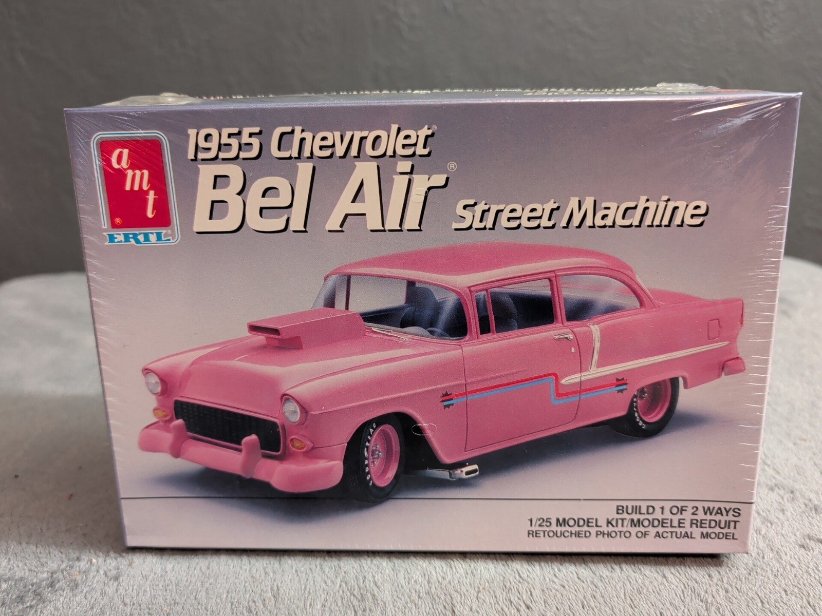 AMT 6001 1/25 Scale 1955 Chevrolet Bel Air Street Machine~ U~Plastic Model Kit AMT 6001 1/25 Scale 1955 Chevrolet Bel Air Street Machine~ U~Plastic Model Kit