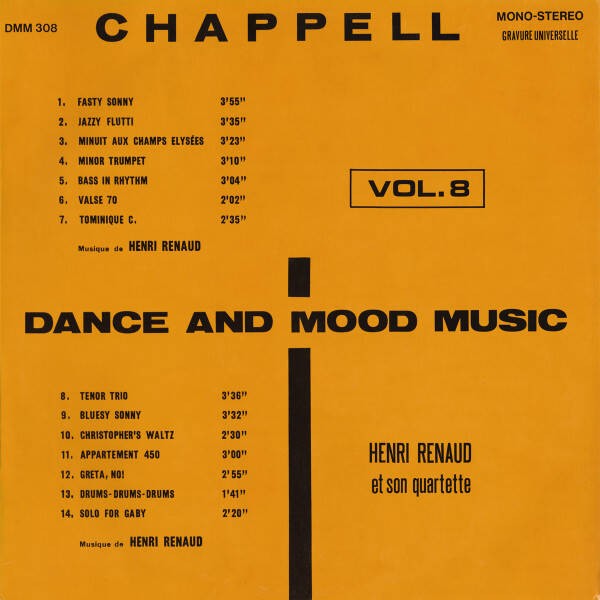 Henri Renaud Et Son Quartette - Dance And Mood Music Vol. 8