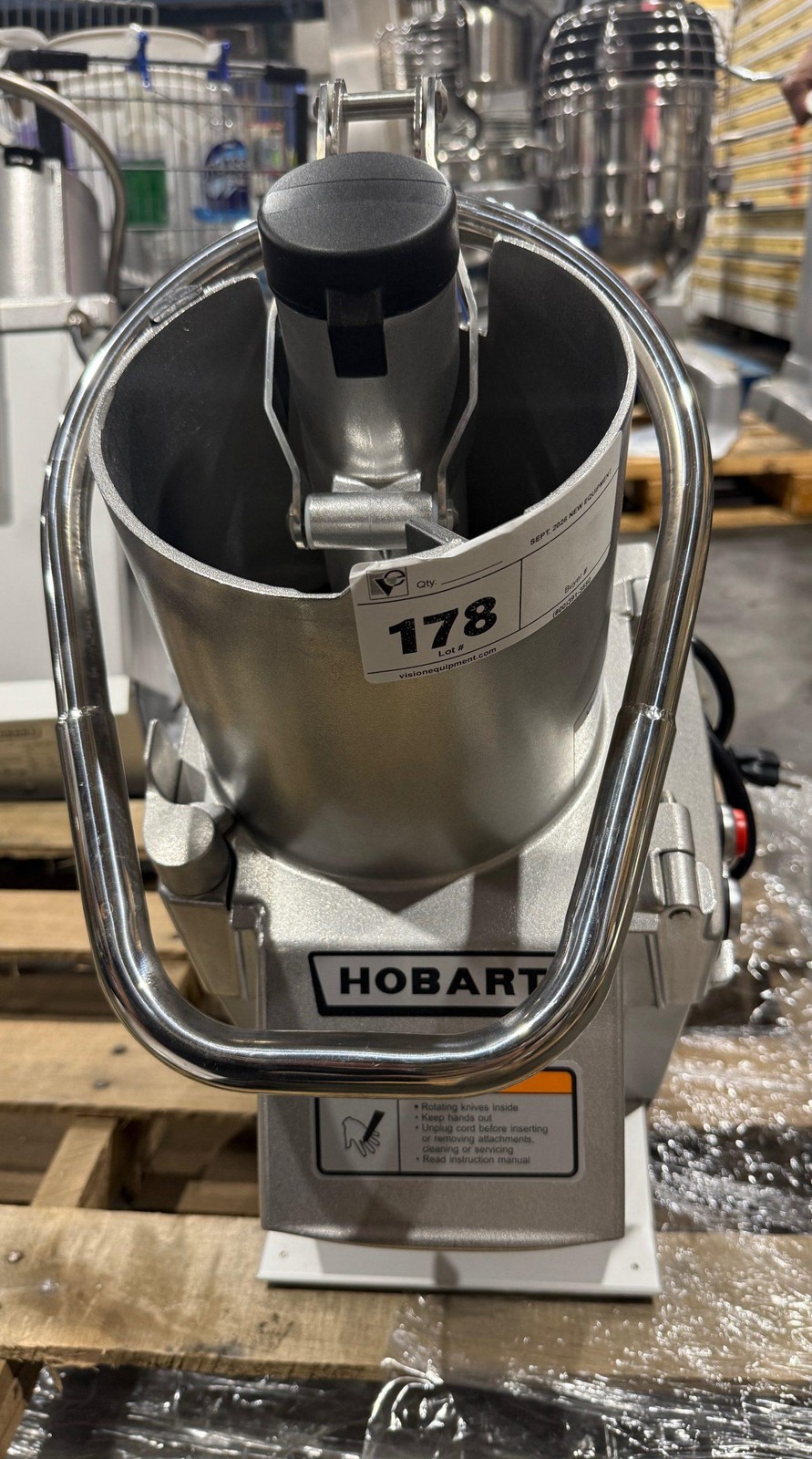 2025 HOBART FP-250 CONTINUOUS FEED FULL HOPPER COMMERCIAL FOOD PROCESSOR