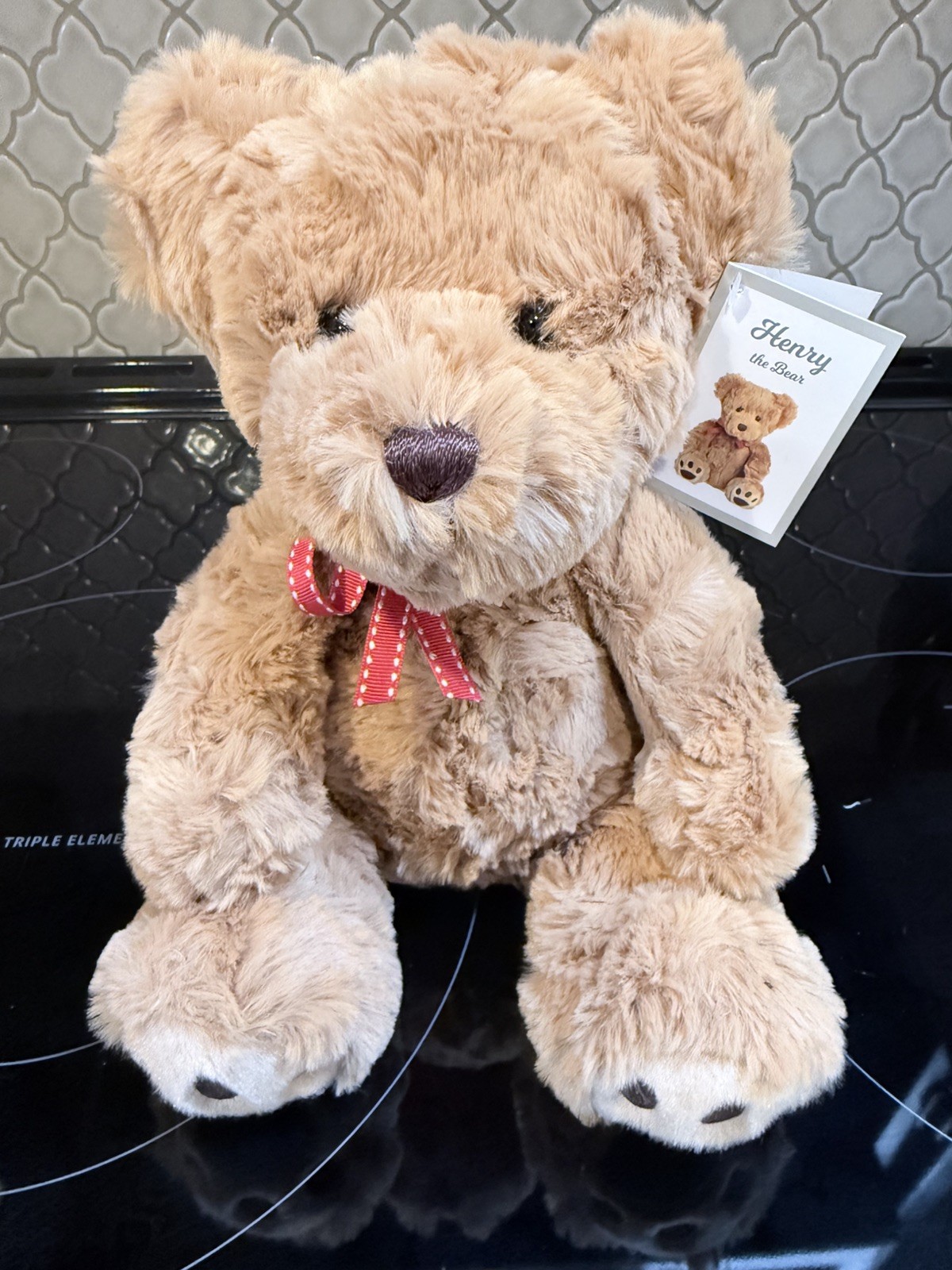 GUND Original Henry Bradley Teddy Brown Stuffed Plush Very Soft Ear Rear tags GUND Original Henry Bradley Teddy Brown Stuffed Plush Very Soft Ear Rear tags