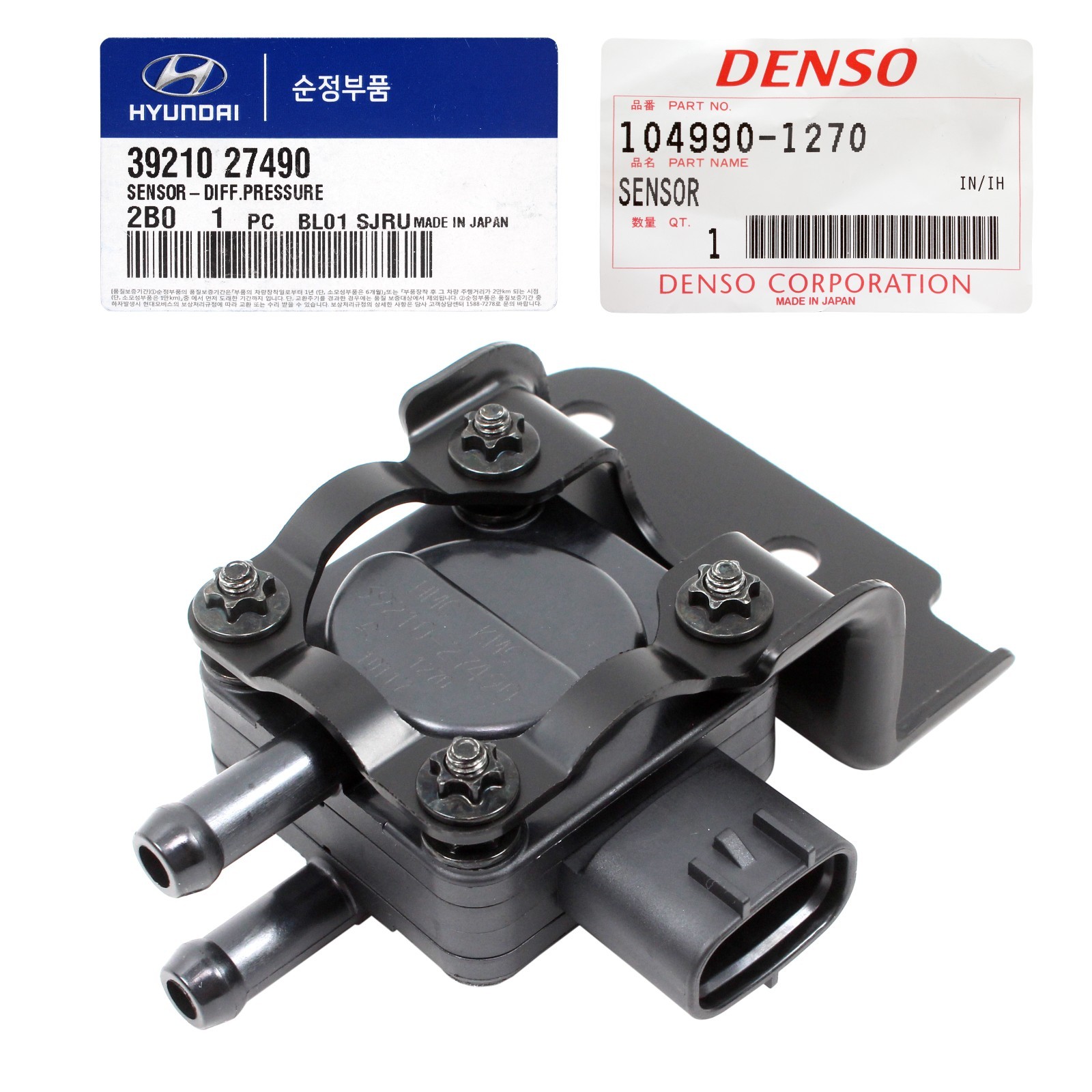 Differential Pressure Sensor For Hyundai Santa Fe Kia Carens 3921027490 Genuine