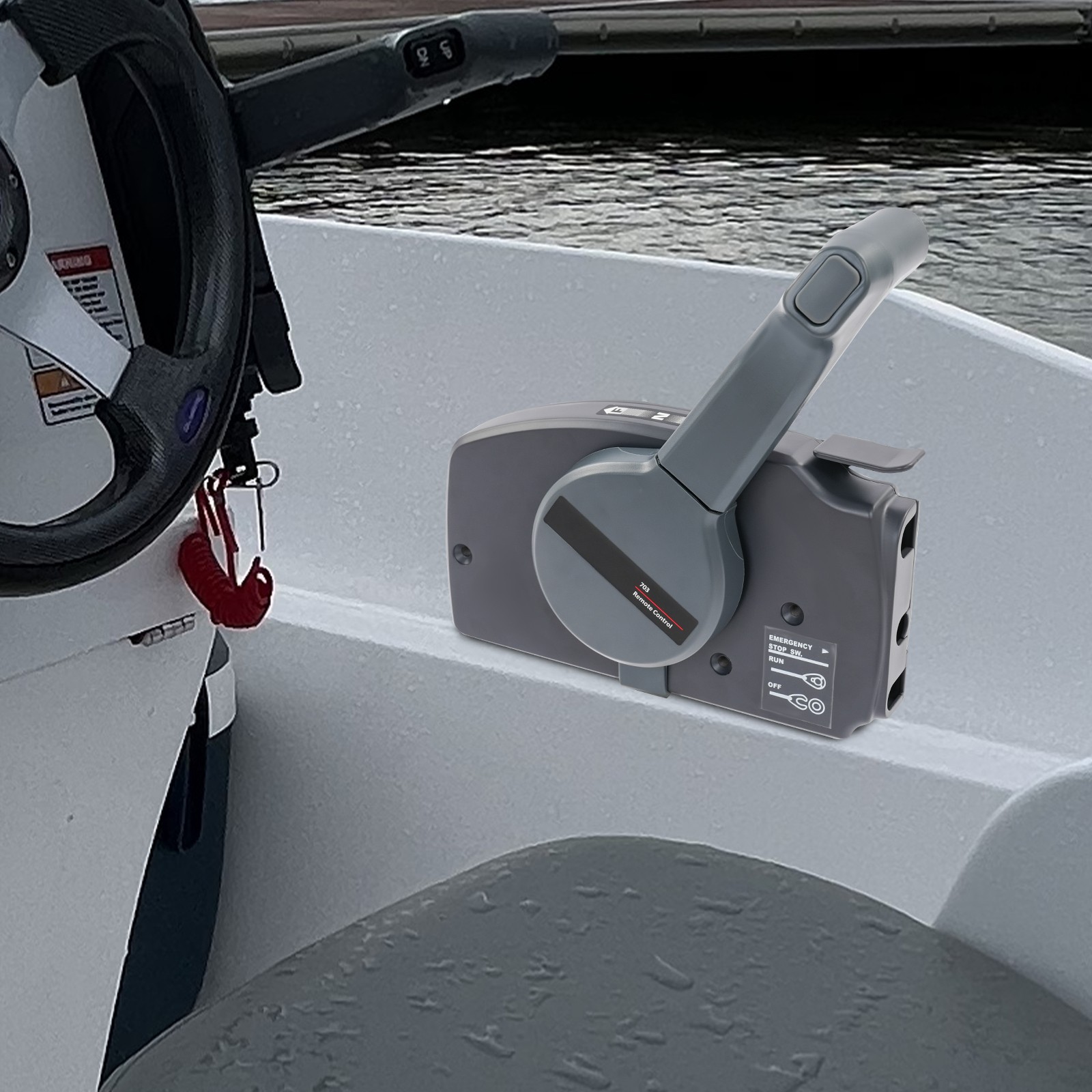 Outboard Remote Control Box Side Mount Outboard Motor, Outboard Side Mount Remo