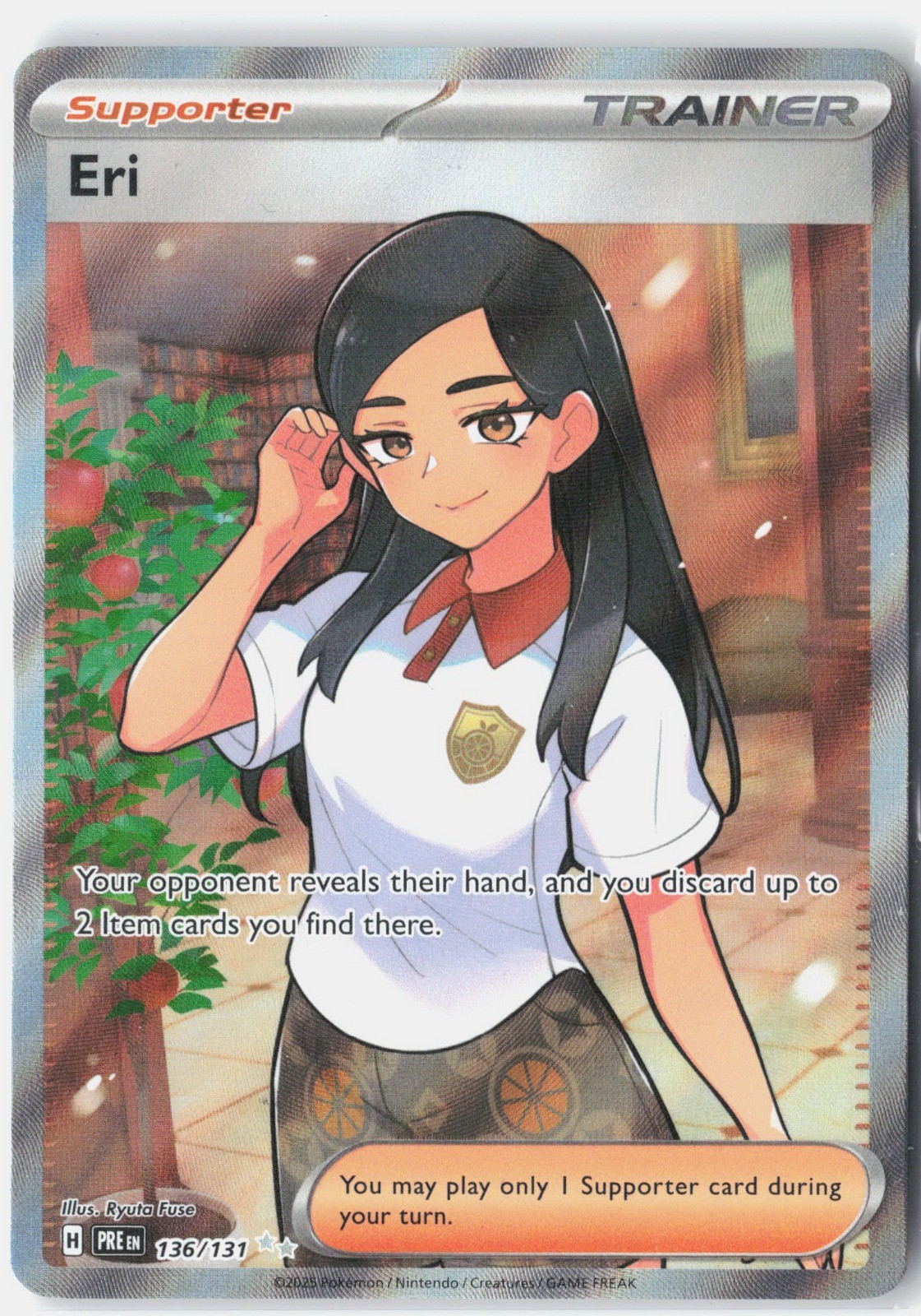 Eri Holo Ultra Rare SV: Prismatic Evolutions 136/131 NM Eri Holo Ultra Rare SV: Prismatic Evolutions 136/131 NM