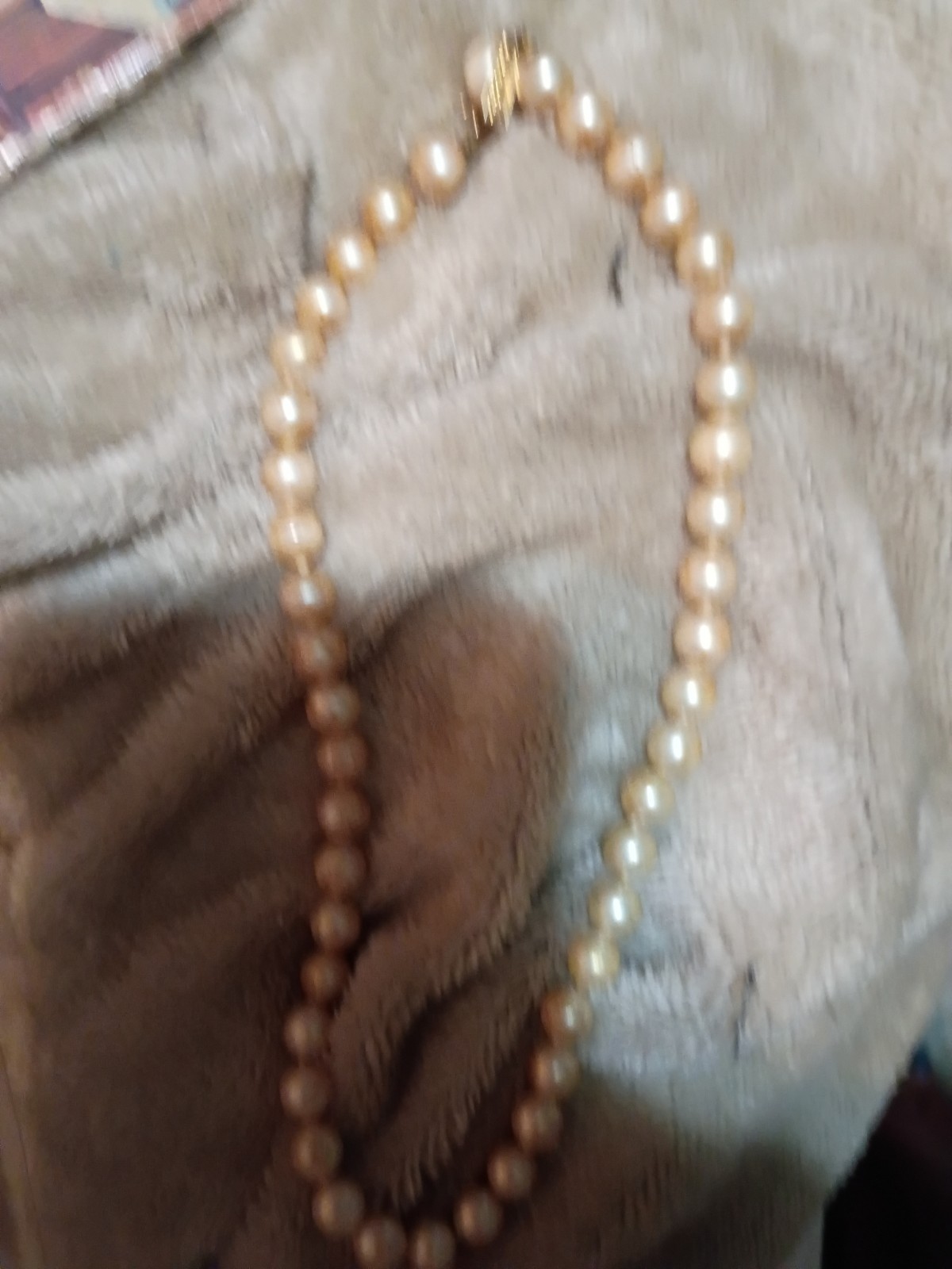 Vintage Marvella Strand Knotted Faux Pearl Necklace Gold Tone 26in Vintage Marvella Strand Knotted Faux Pearl Necklace Gold Tone 26in
