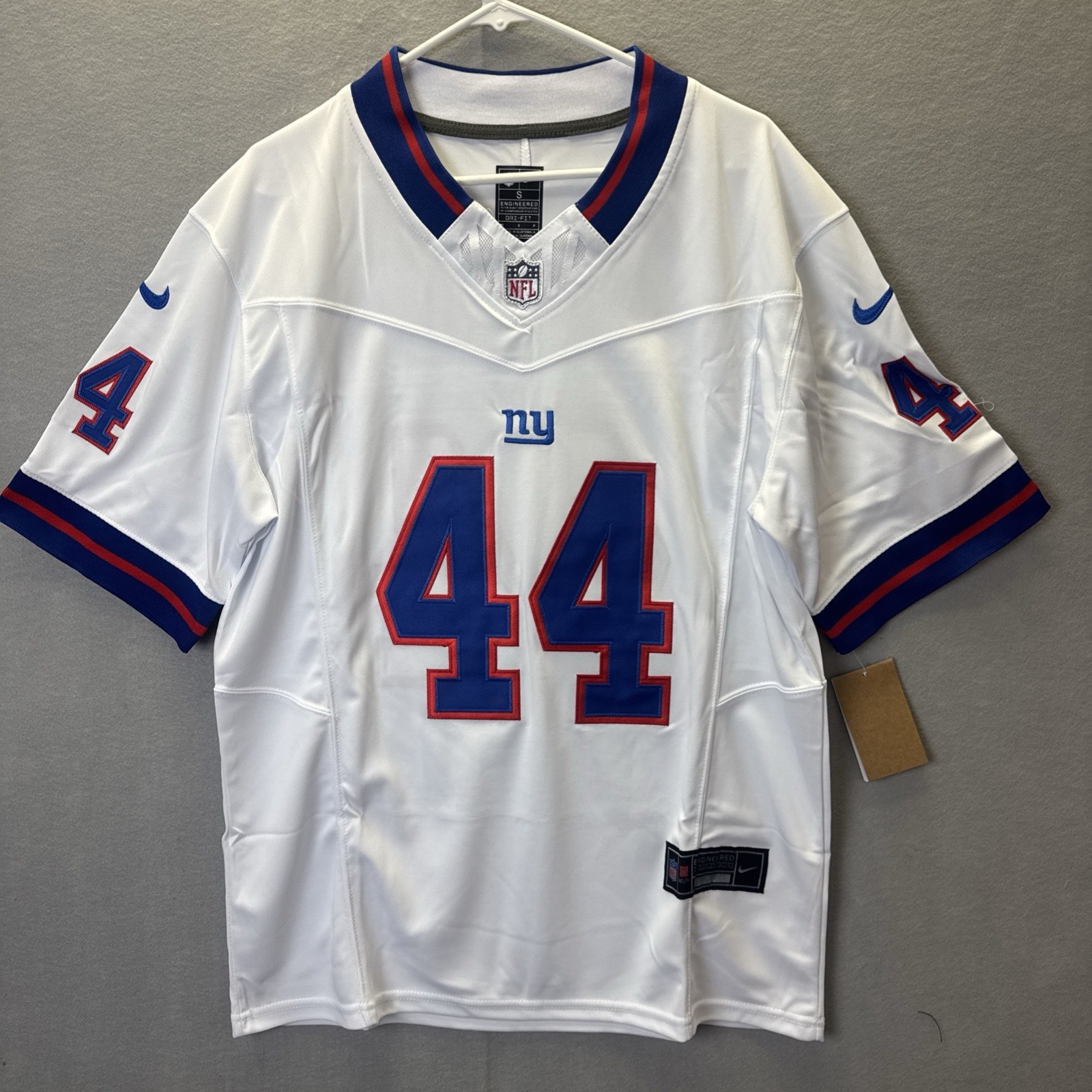 Cam Skattebo #44 New York Giants Men’s Jersey White Pick Size fully Stitched NWT Cam Skattebo #44 New York Giants Men’s Jersey White Pick Size fully Stitched NWT