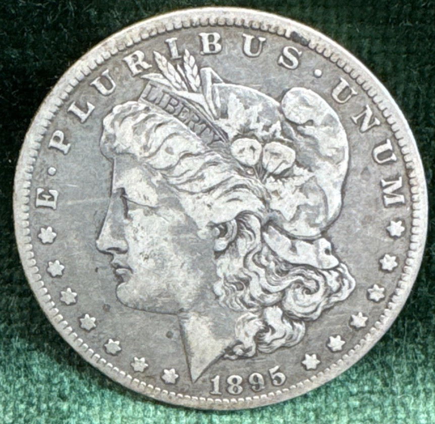 1895-O $1 Morgan Dollar Very Fine Circulated Cameo 450K Mintage 