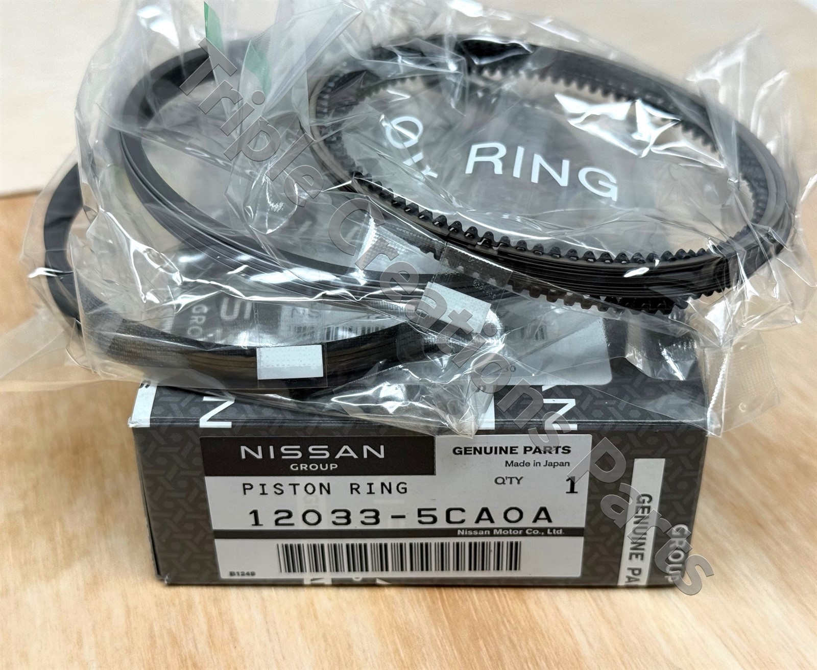 120335CA0A New Genuine Nissan Ring Set-Piston 12033-5CA0A OEM