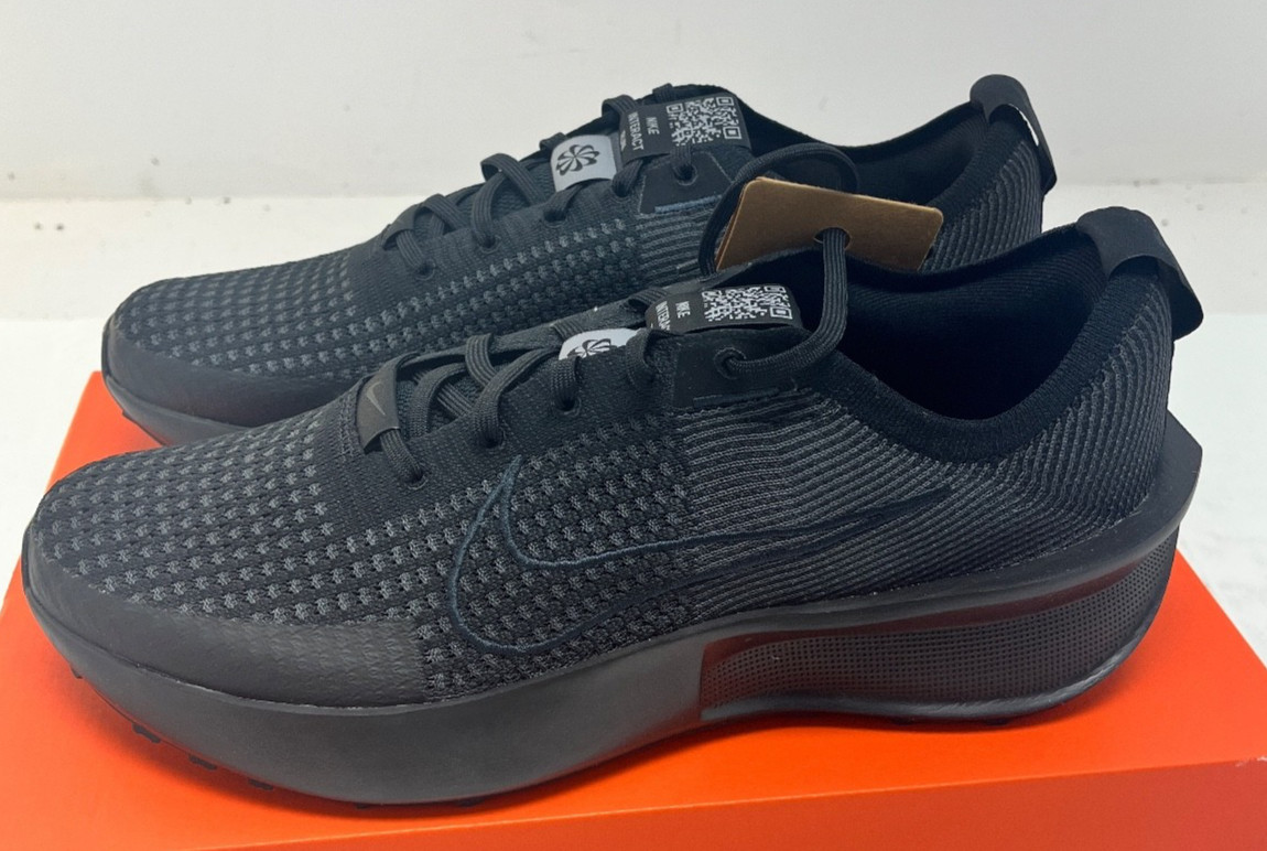 NIKE Interact Run Men's Shoe FD2291 005 Black/grey NEW 