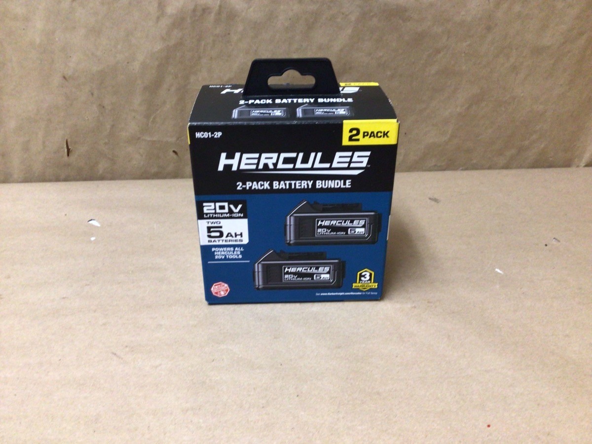 Hercules Model Number # HC01-2P (B33008421) 20 Volts Black Colored