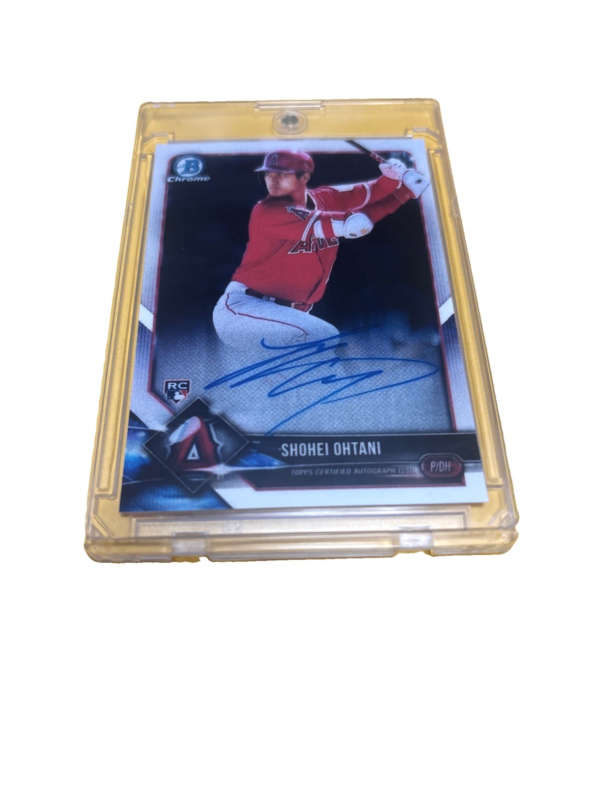 2018 bowman chrome shohei ohtani Rc Auto Fcsmile /display Card 2018 bowman chrome shohei ohtani Rc Auto Fcsmile /display Card