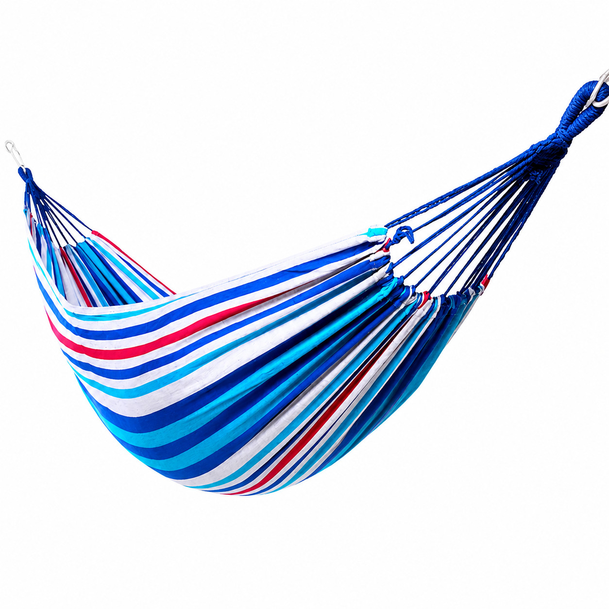 Portable Cotton Hammock Outdoor Camping Travel Double Hanging With Bag & Rope Portable Cotton Hammock Outdoor Camping Travel Double Hanging With Bag & Rope