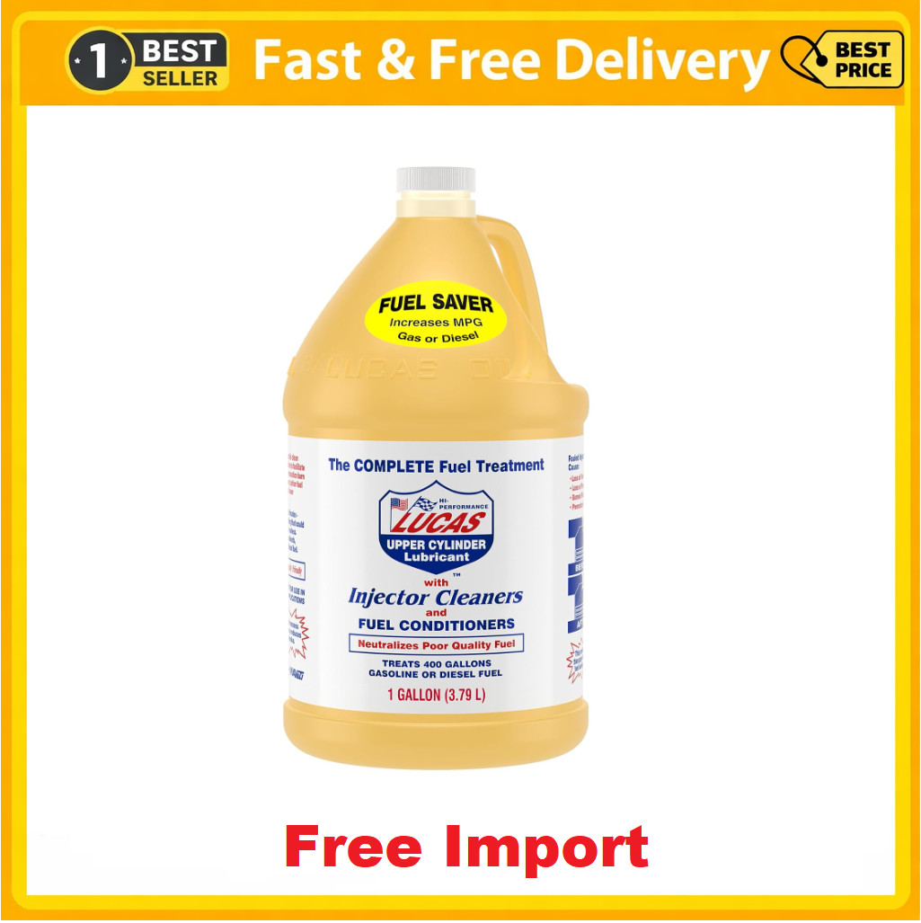 Lucas Oil 10013 Fuel Treatment 1 Gallon 7.5 Pound Fast Shipping USA