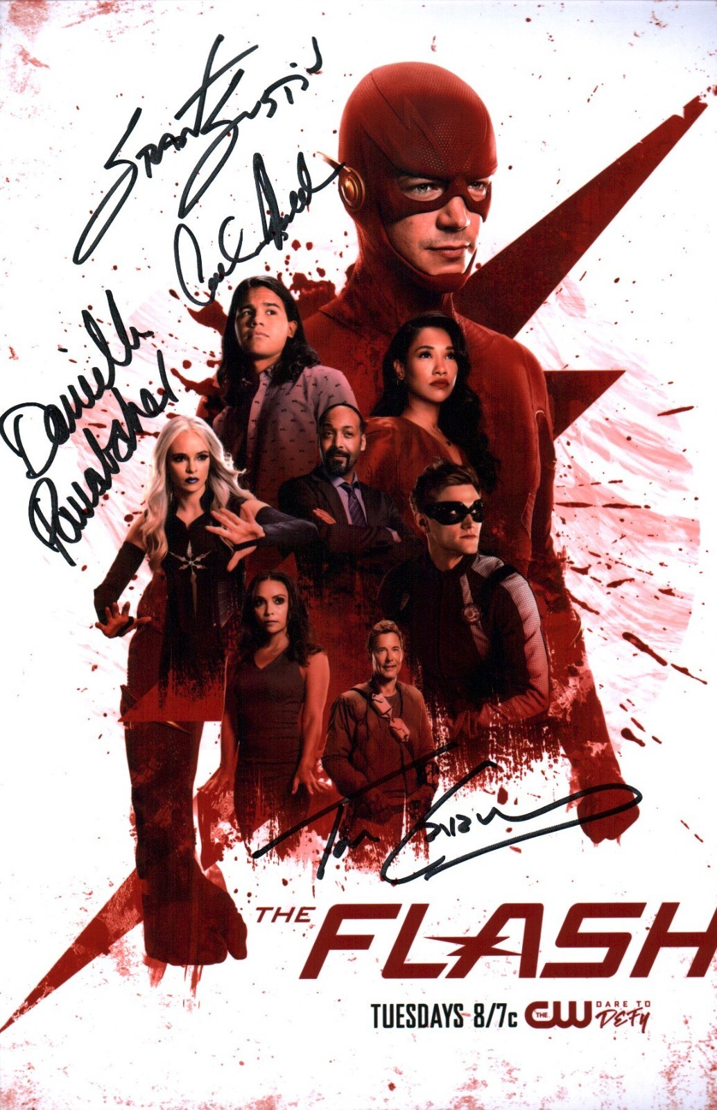 Grant Gustin The Flash 8x10 Signed Photo JSA Certified Autograph