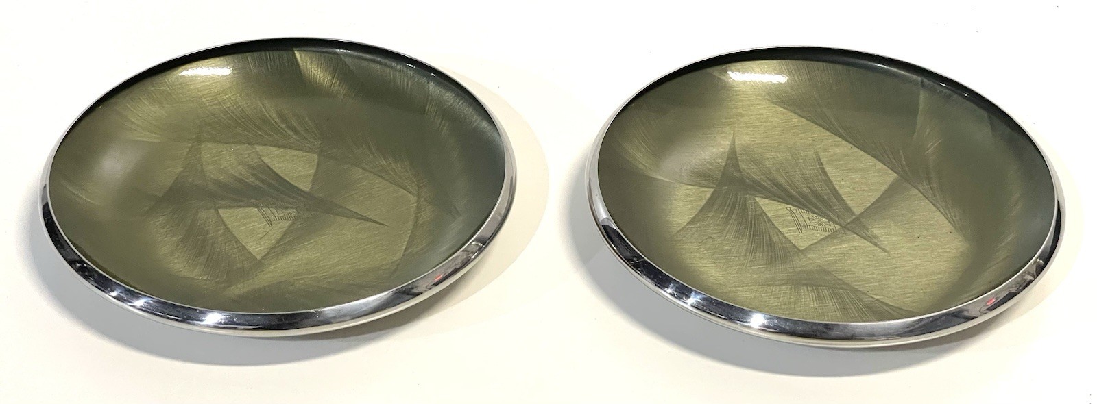 Vintage Pair Grete Prytz Kittelsen for Catherineholm Norway Enamel Plate Vintage Pair Grete Prytz Kittelsen for Catherineholm Norway Enamel Plate