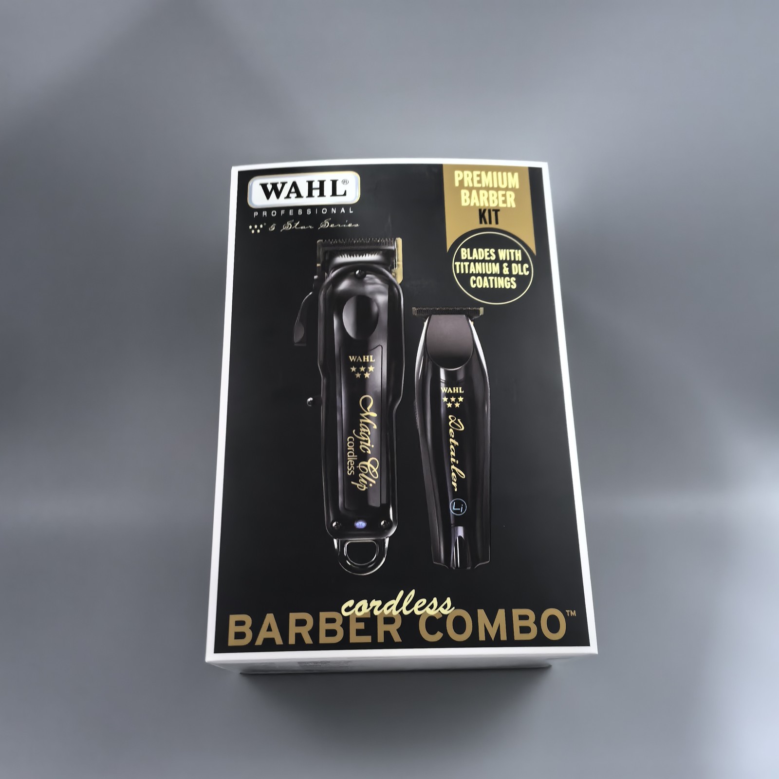 Wahl Cordless Barber Combo Clipper/Detailer Trimmer - Black (3025397) US STOCK