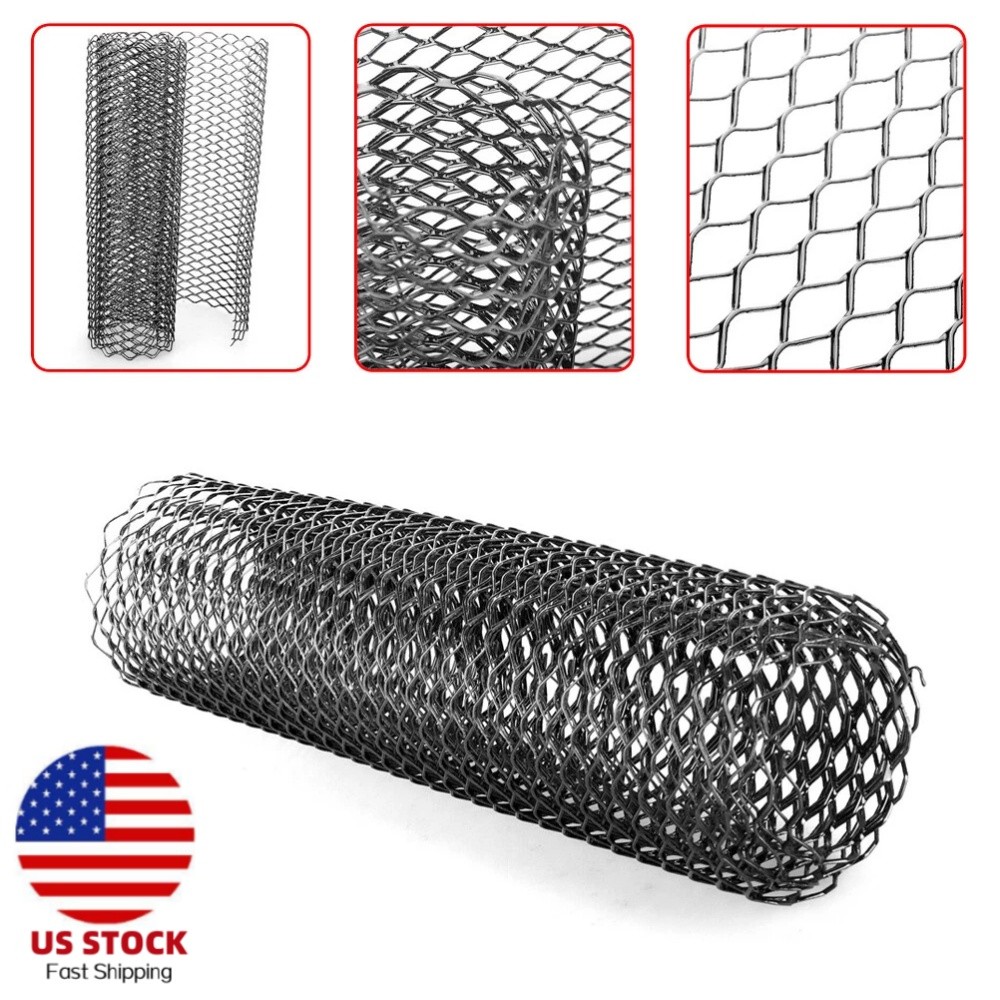 Car Grille Mesh Net Sheet Aluminum Rhombic Auto Grill Universal Black 40 Car Grille Mesh Net Sheet Aluminum Rhombic Auto Grill Universal Black 40