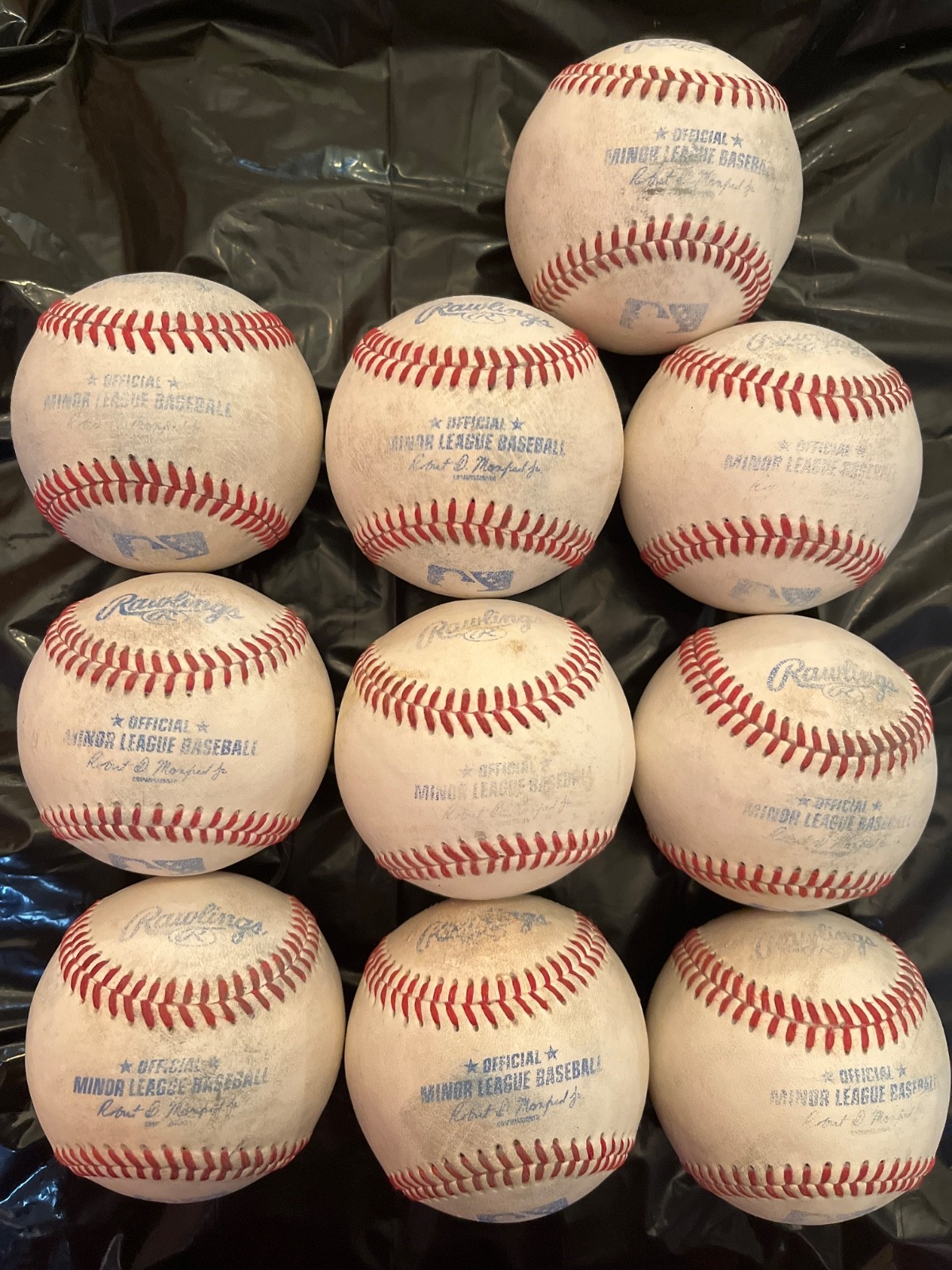 10 OFFICIAL RAWLINGS MINOR LEAGUE BASEBALLS 10 OFFICIAL RAWLINGS MINOR LEAGUE BASEBALLS