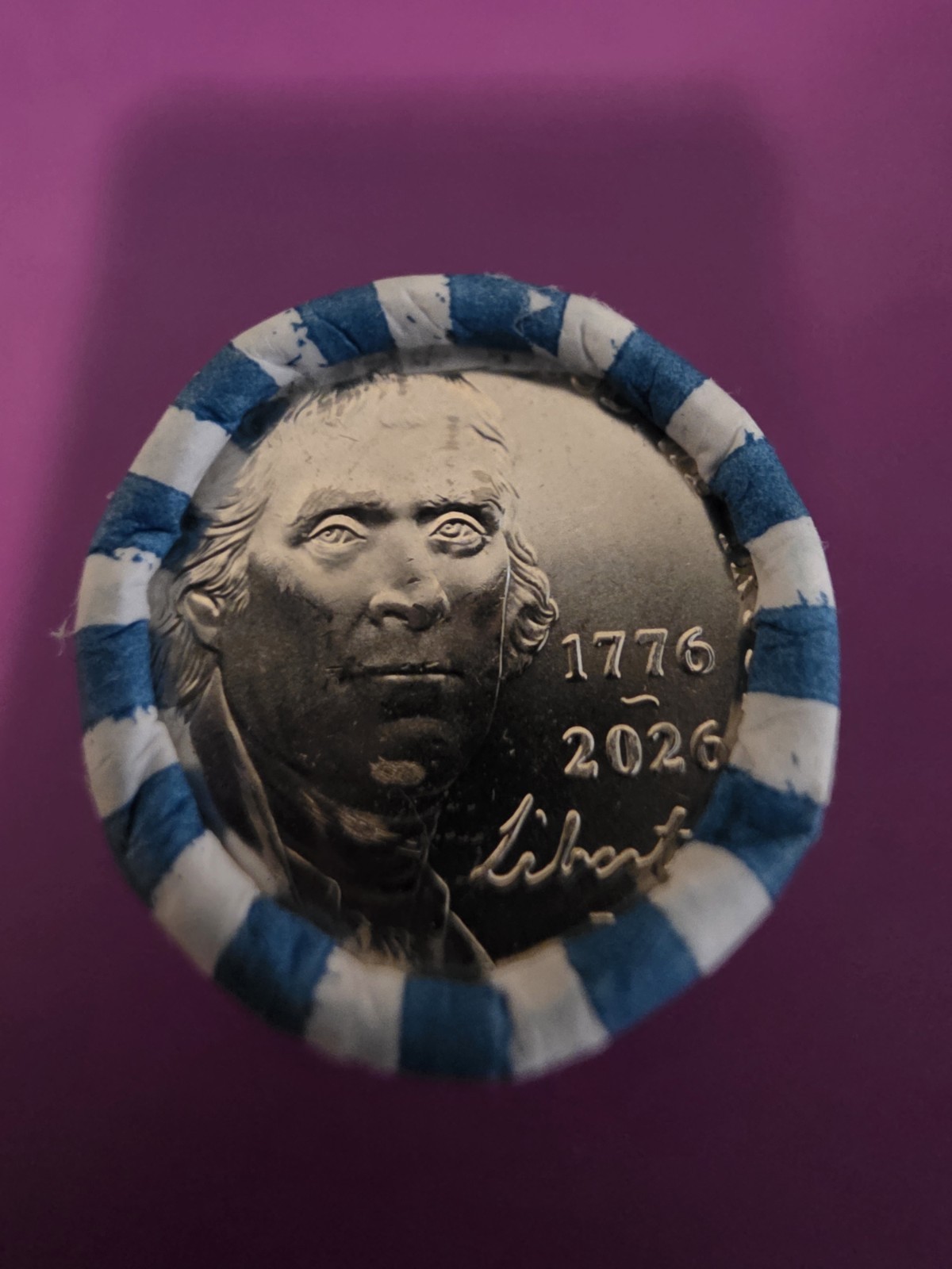 1776-2026 Semiquintennial Jefferson Nickel Rolls (D) BU OBW