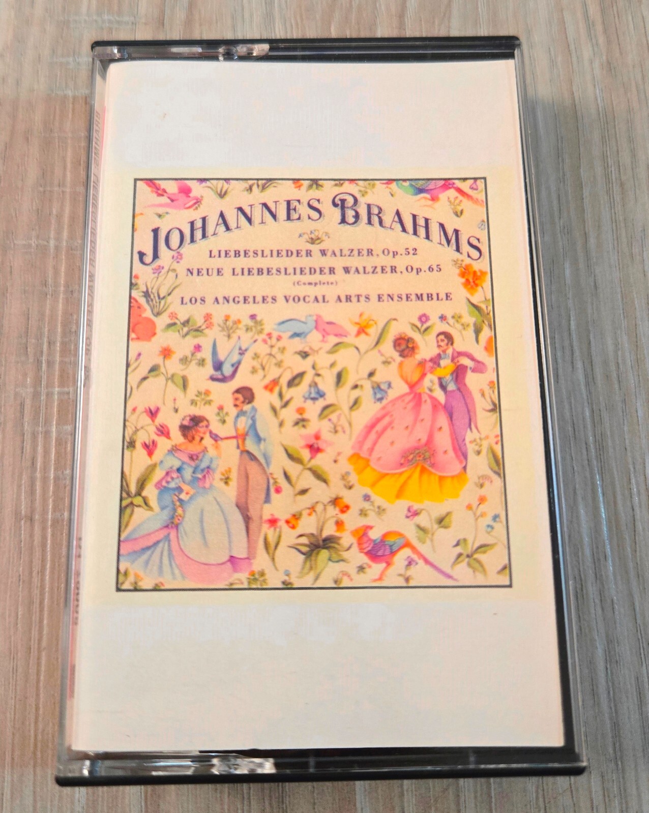 Johannes Brahms Liebeslieder Walzer, Op. 52 LA Vocal Arts Ensemble Cassette 1981