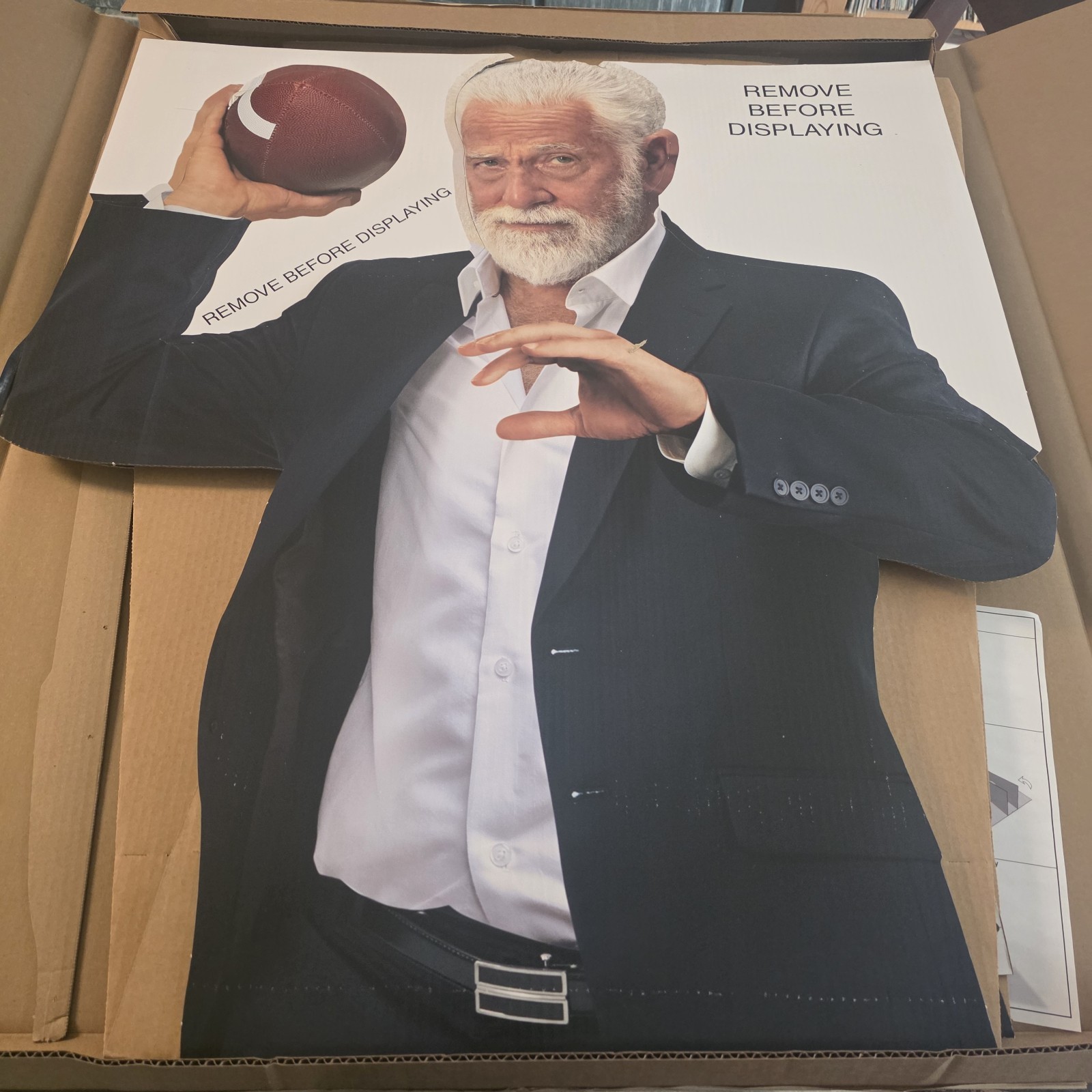 Dos Equis XX Most Interesting Man in the World Life Size Standee Cardboard 6'