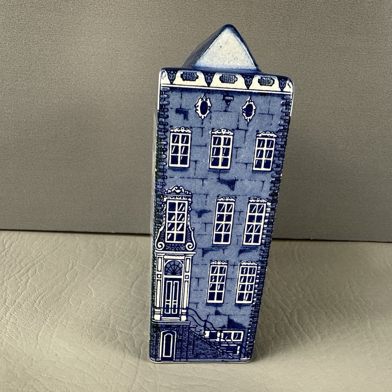 Vintage Delft\'s Canal House Hand Painted Holland Blue Ceramic 5\ Vintage Delft\'s Canal House Hand Painted Holland Blue Ceramic 5\