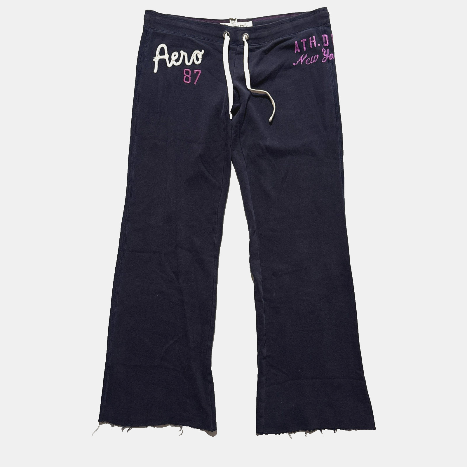 Aeropostale Aero 87 Womens Navy Flare Sweat Pants XS Y2K Vintage 2000s Aeropostale Aero 87 Womens Navy Flare Sweat Pants XS Y2K Vintage 2000s