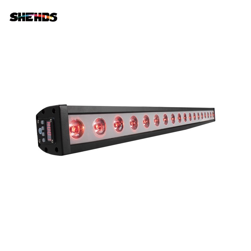 Used SHEHDS LED IP65 RGBW 18x12W Wash Wall Bar Light Outdoor Disco Lighting