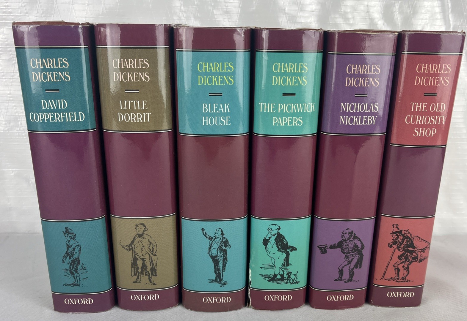 The Oxford Illustrated Dickens - Lot of 6 Hardcovers - 1991 The Oxford Illustrated Dickens - Lot of 6 Hardcovers - 1991
