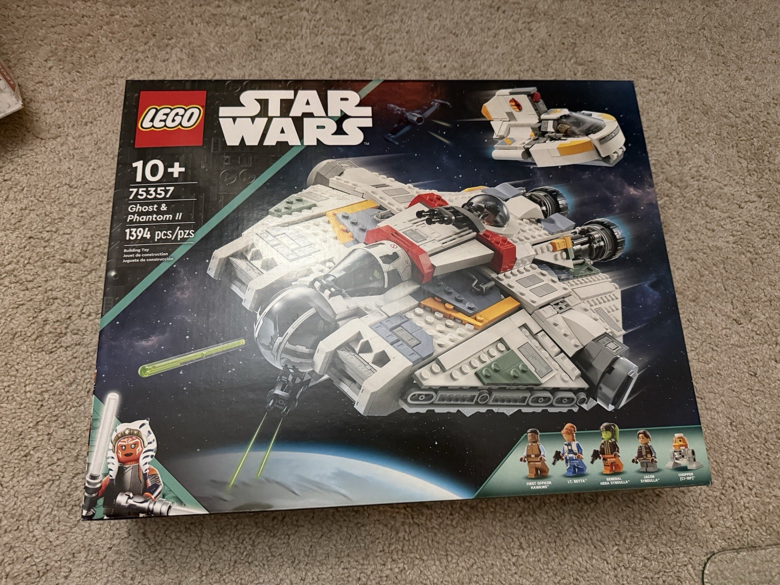 ✅New Sealed✅Retired LEGO Star Wars: Ahsoka 75357 Ghost & Phantom II Set 1394Pcs