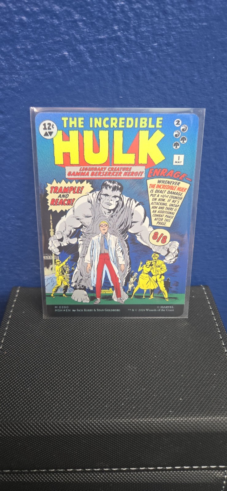 MTG Bruce Banner / The Incredible Hulk (#390) - Foil Extended Art MSH Super Hero