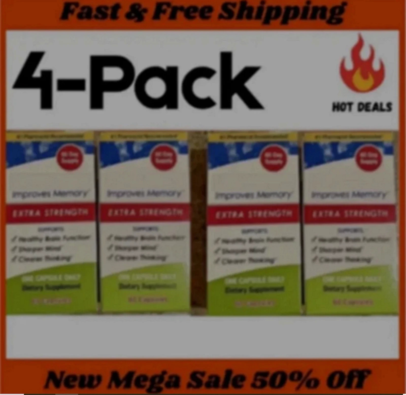 4Pack Capsules – 240 Count – 20mg – New – – Ships From USA 4Pack Capsules – 240 Count – 20mg – New – – Ships From USA