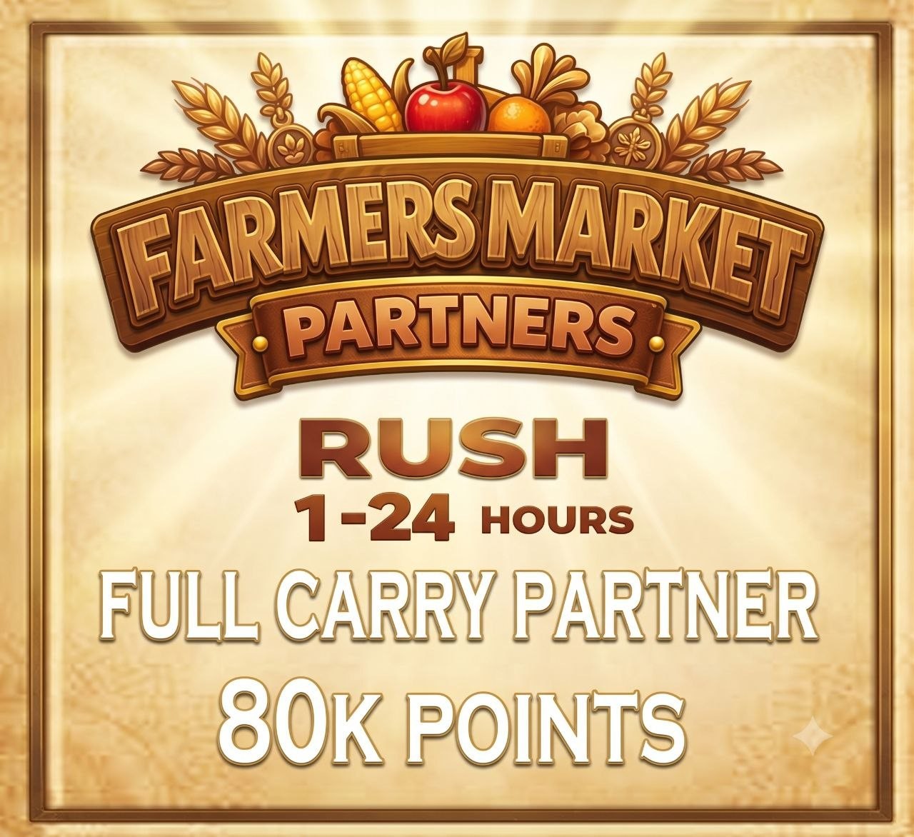 MONOPOLY_GO FARMERS-MARKET Partner Event Full Carry 80k Points SLOT MONOPOLY_GO FARMERS-MARKET Partner Event Full Carry 80k Points SLOT