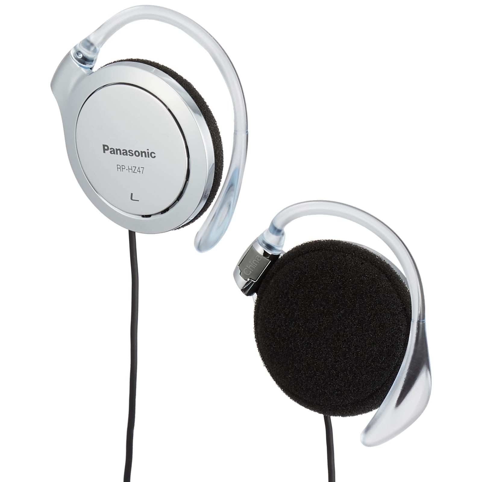 Panasonic RP-HZ47-S Clip-On Headphones Silver Panasonic RP-HZ47-S Clip-On Headphones Silver