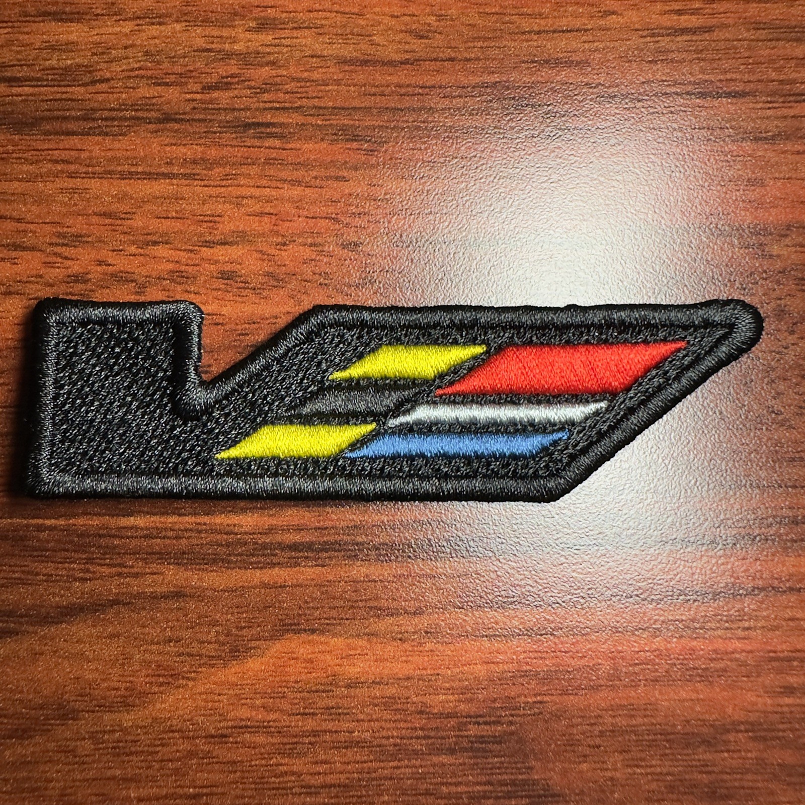 Cadillac CTS V Logo Machine Embroidered Patch Iron On 1”x3.8” Cadillac CTS V Logo Machine Embroidered Patch Iron On 1”x3.8”