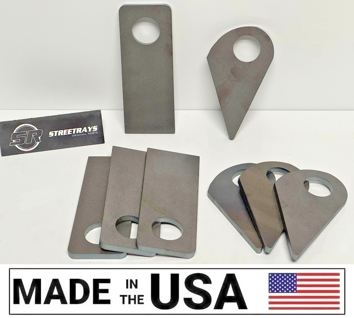 [SR] Weld-on Steel Ramp Gate Holder Hinge Plates Heavy Duty Trailer 1.5\