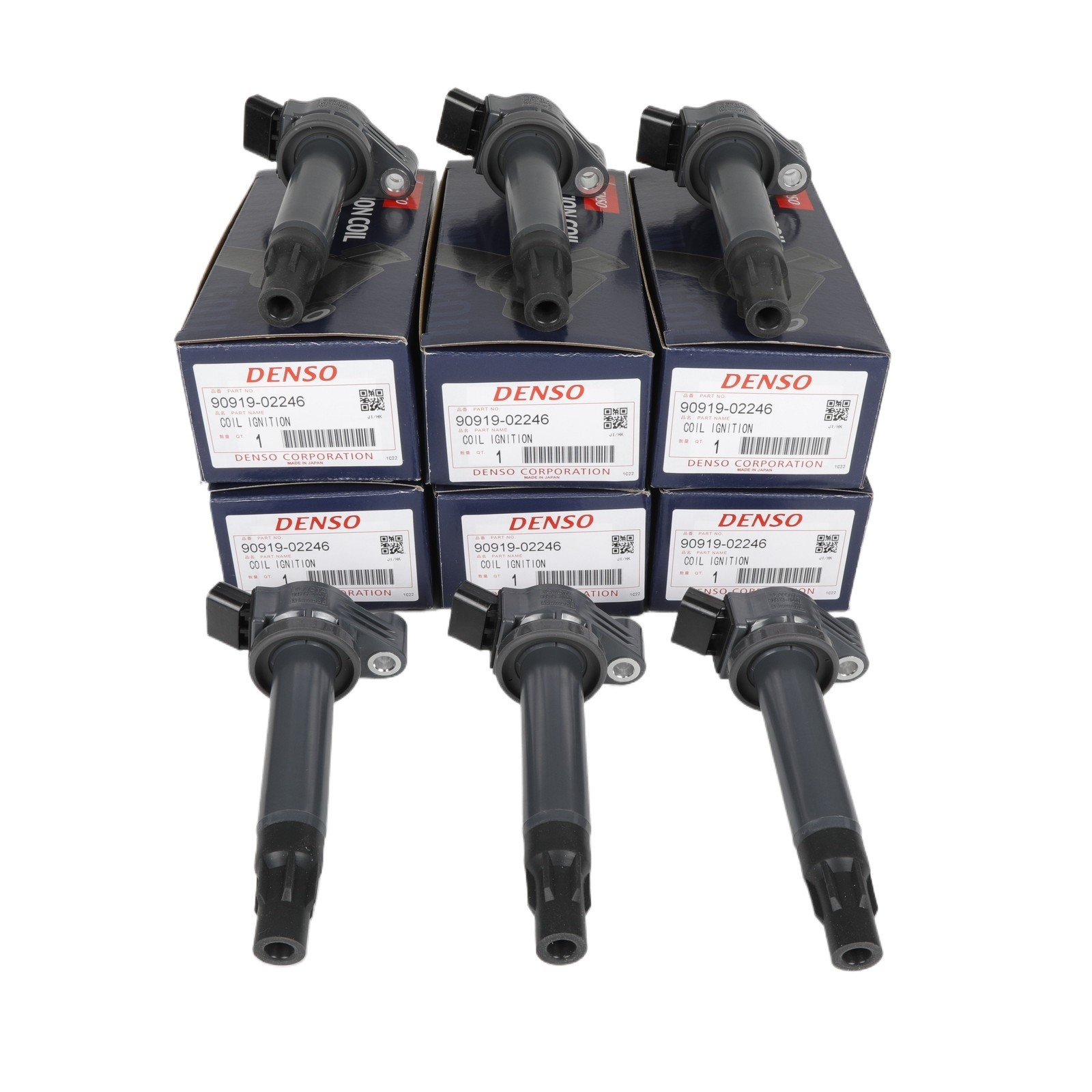 6X Denso 90919-02246 UF430 Ignition Coils for 2004-2006 Lexus ES330 3.3L V6 6X Denso 90919-02246 UF430 Ignition Coils for 2004-2006 Lexus ES330 3.3L V6